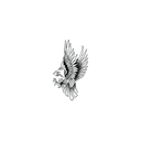 Oh My Ink temporary tattoo - Eagle