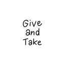 Oh My Ink temporary tattoo - Give and Take