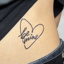 Be Mine in Heart Shaped