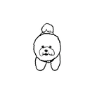Oh My Ink x SPCA temporary tattoo - Bichon 10