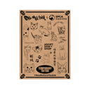 Oh My Ink x SPCA temporary tattoo - Domestic Cat Blind Box front packaging