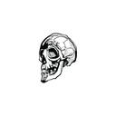 Oh My Ink temporary tattoo - Skull V2