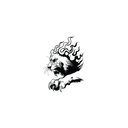 Oh My Ink temporary tattoo - Tigon V7