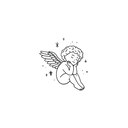 Oh My Ink temporary tattoo - Dream Angel