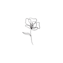 Oh My Ink temporary tattoo - Fine Line Floral