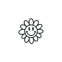 Oh My Ink temporary tattoo - Smile Daisy