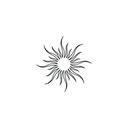 Oh My Ink temporary tattoo - Sun