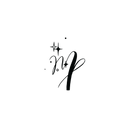 Oh My Ink temporary tattoo - Virgo with Stars